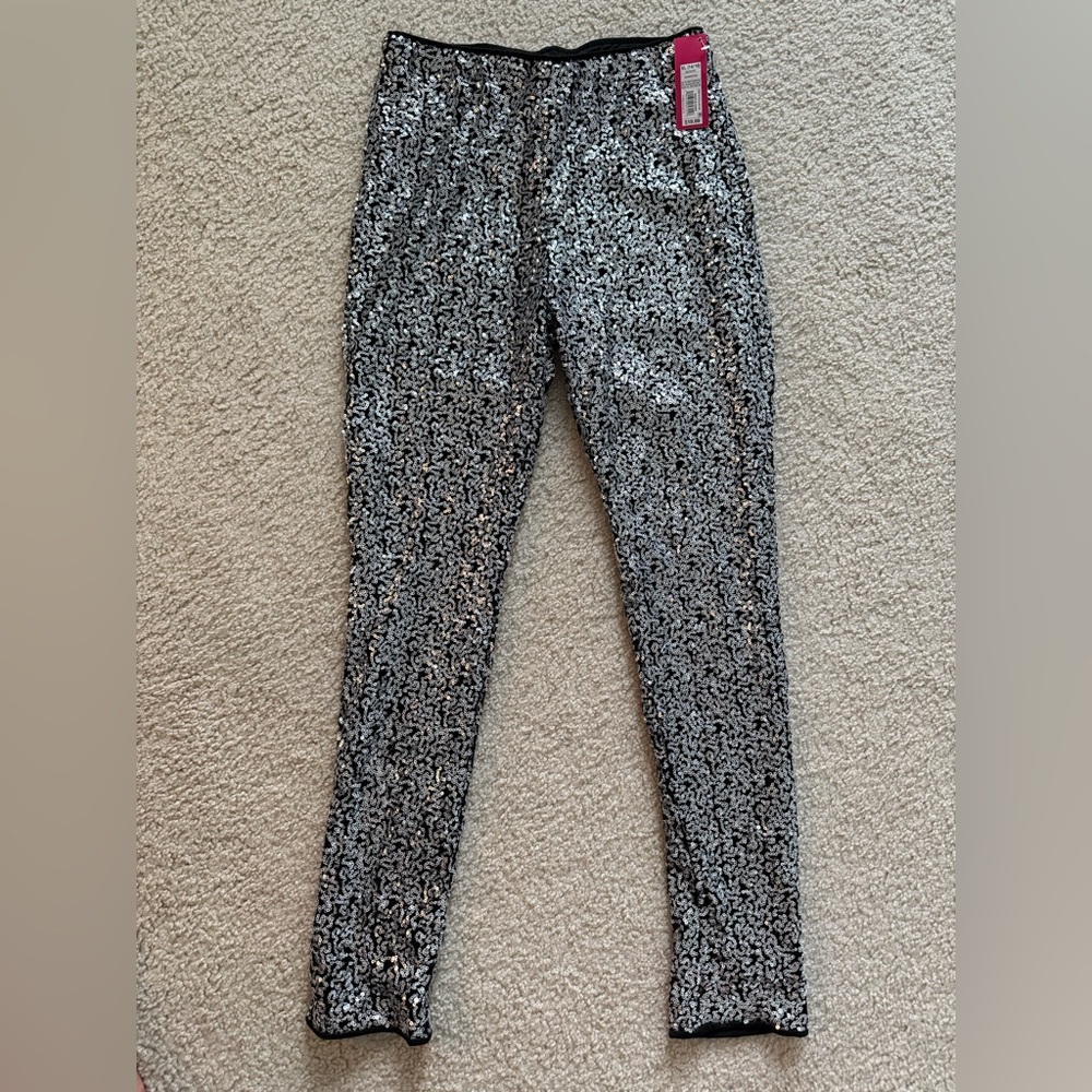 Silver Sequin pants